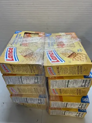 10 10 packs of peanut butter and honey sandwich crackers 01/31/26