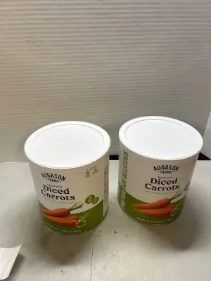 2 28 oz cans of diced dehydrated carrots