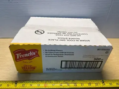 Mustard packets (500ct) (03/14/26)
