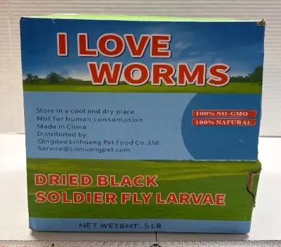 5LB Dried Black Soldier fly larvae