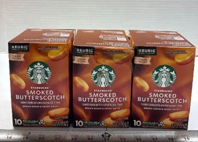 30ct smoked butterscotch kcups exp:06/26