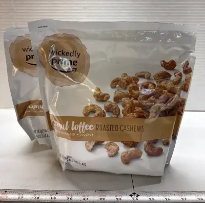 (2) 15pk Coconut toffee roasted cashews exp:03/26