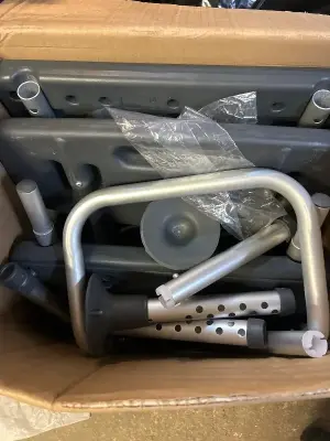 transfer bench with back used and untested