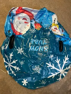 2 ct inflatable snow tubes