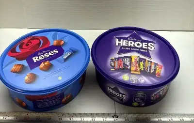Cadbury roses and Cadbury hero’s exp:03/26