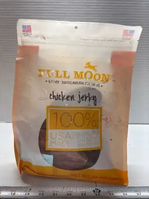 24oz chicken jerky dog treats exp:01/27