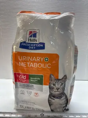 6.35LB C/D urinary metabolic cat food