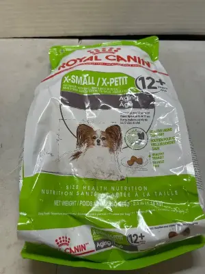12+ years old xsmall dog food
