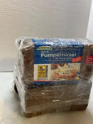 6 pumpernickel with whole rye kernels loafs