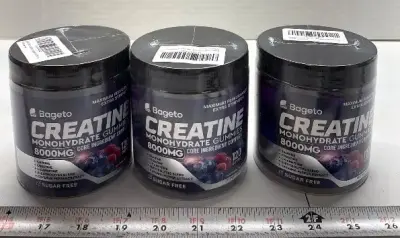 (3) 120ct Creatine Monohydrate gummies exp:08/27