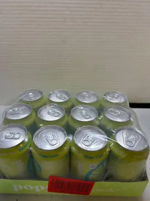 12 pack of ginger lime poppi