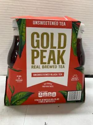 6 pack of gold peak unsweetened black tea