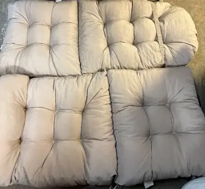 Set of 2 chairs cushions