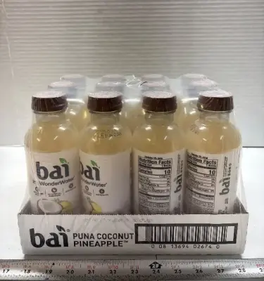 12pk Bai coconut pineapple water exp:06/26