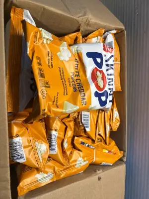 Box  of skinny pop popcorn (06/20/26)