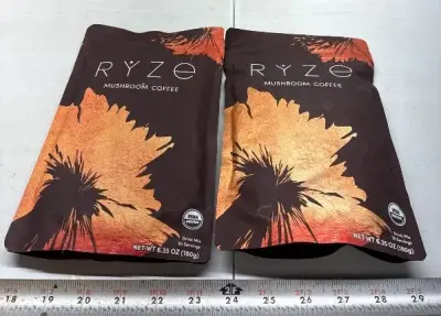 (2) Ryze mushroom coffee exp: 08/27