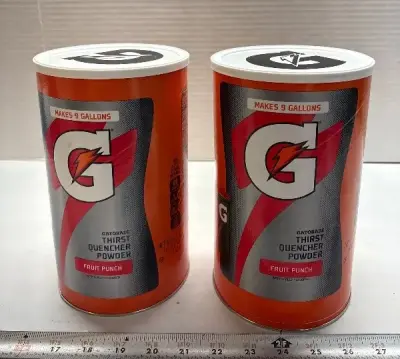 (2) 4Lb Gatorade powder exp:03/26