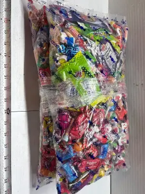 2 large bags of candy