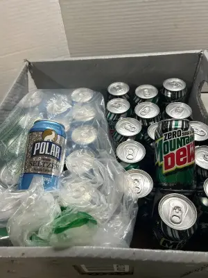 mountain dew zero sugar 02/16/26 seltzer water 03/17/27