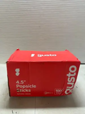 1000 count 4.5 inch popsicle sticks