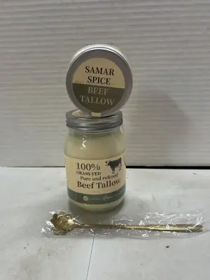beef tallow with scoop