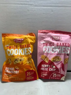 2 16 oz bag of twice baked cookies