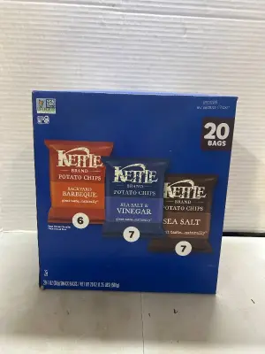 2 20 bags of kettle chips 02/14/26