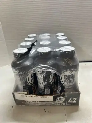 2 12 pack core power elite chocolate flavored 05/15/26