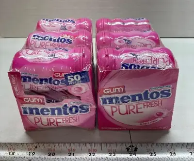 (12) 50ct Mentos sugar free gum