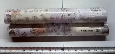 (3) 15.3” x394” wall paper