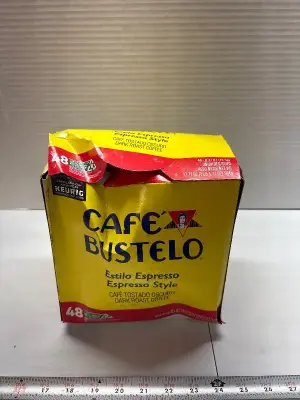 48ct Café Bustelo espresso kcups exp:11/26