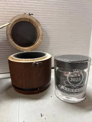 retirement gift set cup and case