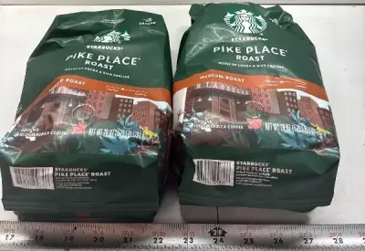 (2) 28oz pike place roast coffee exp:03/26