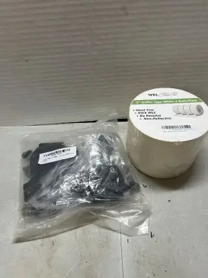 8 inch gate henge and 2 ct 2 inch gaffer tape