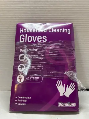 lot of household cleaning gloves