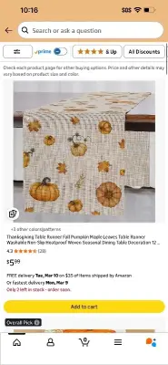 6 boxes of table runners