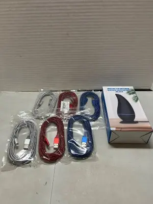 digital tv antenna and 6 iphone chargers