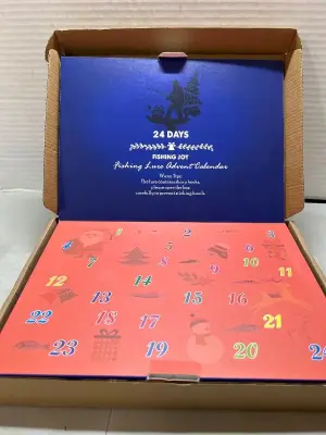 fishing lure advent calendar