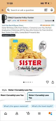 2 ct gift for sister