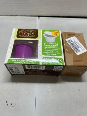 e-z cup and stainless steel coffee capsule