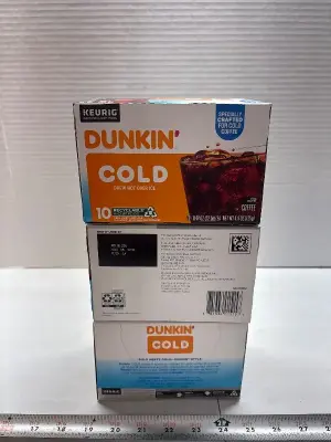30ct Dunkin cold brew kcups exp:11/25