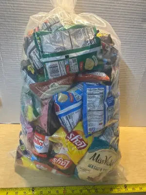 Bag of assorted chips (out of date)