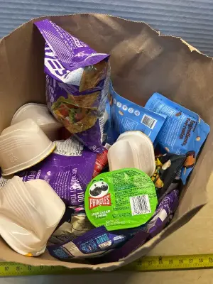 Bag of assorted chips (out of date)