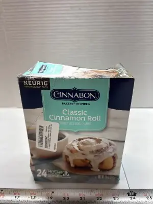 24ct cinnabon cinnamon roll exp:12/27