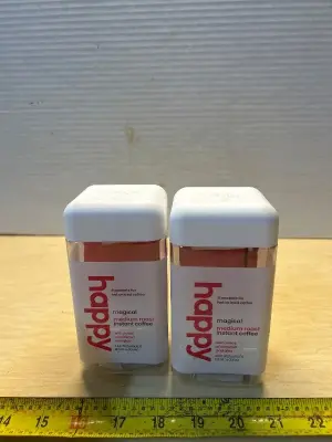 Happy medium roast coffee packets (16ct)(03/25/26)