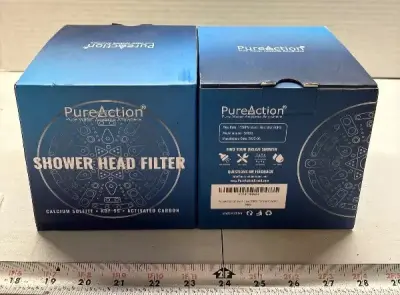 (2) shower head filters