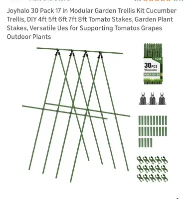 2pk 17” plant stakes