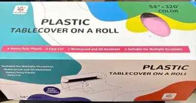 54”x320” Plastic Table cover