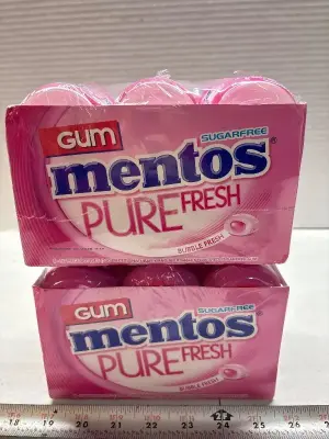 (2) 6pk mentos bubble fresh exp:08/28