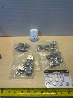 USB port, hinges and 1.5V batteries